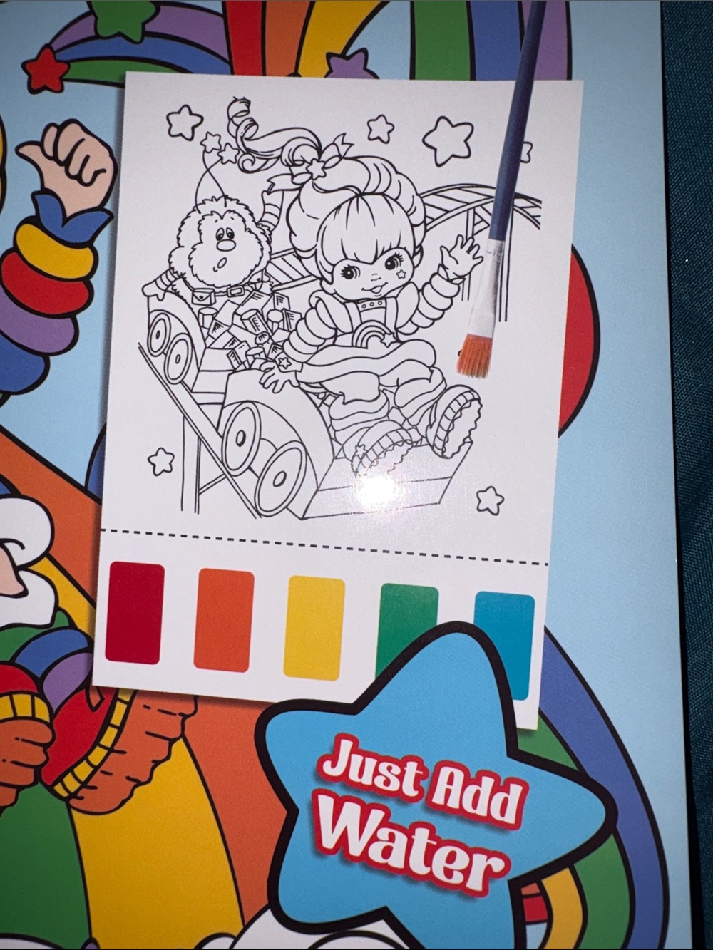 Hallmark - CrownJewlz Kidz - Rainbow Brite Water Painting Book - think pages - Picture 6 of 7